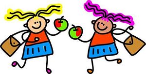 Image of School Children in Uniform Clipart School Uniform
